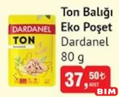 DARDANEL TON BALIĞI EKO POŞET 80 G